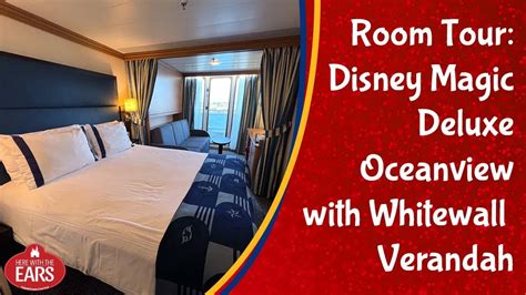 Disney Magic Deluxe Oceanview With Whitewall Verandah Tour Category