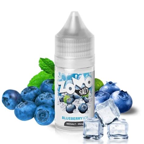 Liquido Zomo Nicsalt Blueberry Ice Cigarro Eletr Nico Pre O