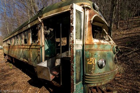 Abandoned train wreck in Ohio. Photo credit: Seph Lawless. (2000x1328 ...