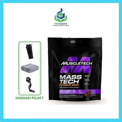 Jual Muscletech Masstech Extreme 2000 20 Lbs Susu Mass Gainer Mass Tech