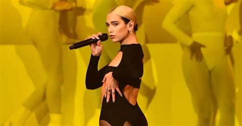 Dua Lipa Flashes Bum In Cut Out Leotard As She Opens Mtv Emas With