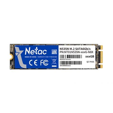 Netac N535N N8X 1TB M.2 2280 SATA 6Gb/s SSD