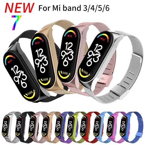 Xiaomi Mi Band Pasek Metalowa Bransoletka Bez Rubowa Miband Ze