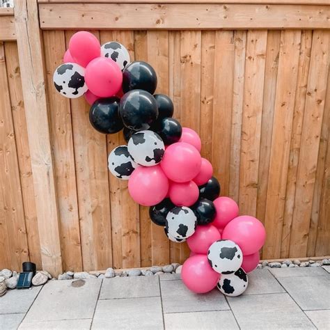 Cow Print Balloons Etsy