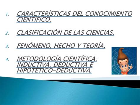 Características Conocimiento Científico Ppt Descarga Gratuita