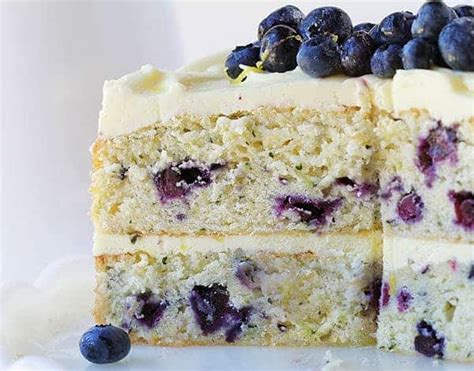 Blueberry Zucchini Cake With Lemon Buttercream I Am Baker