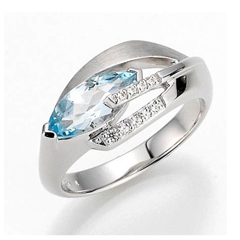 Juwelier Gabriel Breuning Ring Edel Topas Hell Brillant 0 062 Ct W