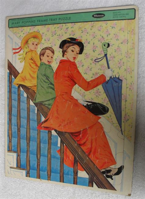 Vintage Walt Disney S Mary Poppins Tray Puzzle By The Whitman