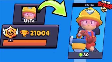 JACKY için 80 TAŞ VERDİM ve 21 000 KUPA OLDUM Brawl Stars YouTube