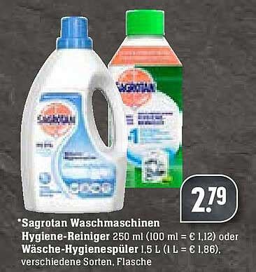 Sagrotan Waschmaschinen Hygiene reiniger Oder Wäsche hygienespüler