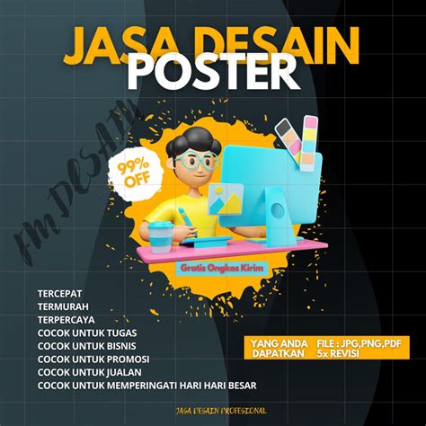 Jual Jasa Desain Poster Shopee Indonesia