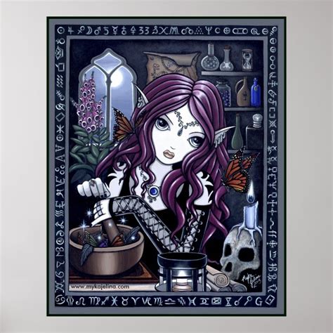 Alchemist Magic Workshop Fantasy Poster | Zazzle.com