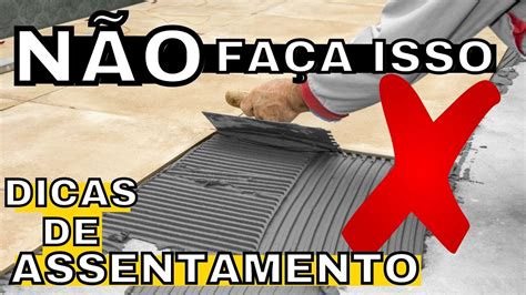 Como Assentar Pisos E Porcelanatos Sem Errar Sem Deixar Oco YouTube