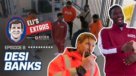 Eli Manning Pulls Fake Security Guard Prank On Desi Banks Eli S Extras