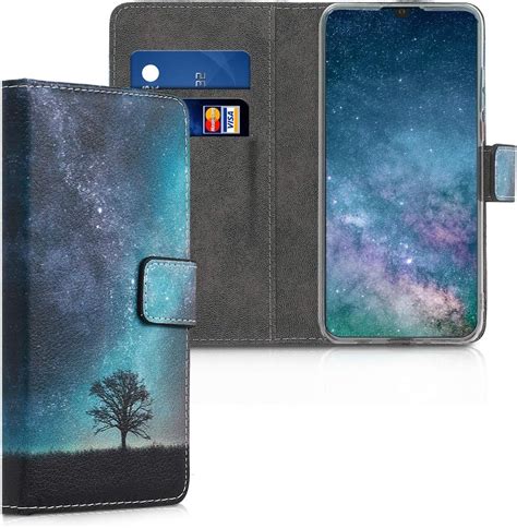 kwmobile Wallet Case kompatibel mit Huawei P30 Lite Hülle Cover mit