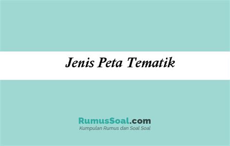 Cara Membuat Peta Tematik Sinau