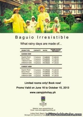 Irresistible Promo at The Manor Hotel Baguio For Rent Outside Cebu Cebu ...