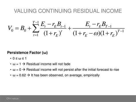 Ppt Residual Income Valuation Valuing Common Equity Powerpoint Presentation Id 1873204