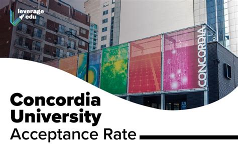 Concordia University Acceptance Rate Leverage Edu