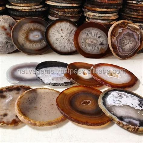 Agate Slice Drink Coaster Buy Agate Coaster Natural Slice Drink