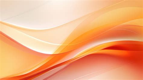 Abstract Orange And Yellow Swirls Premium Ai Generated Image