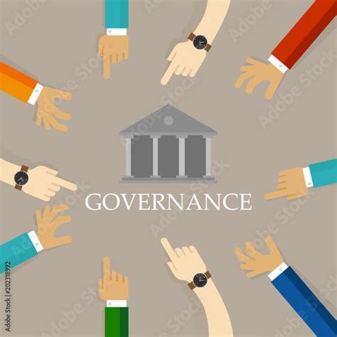 Good Corporate Governance concept. accountable organization transparent ...