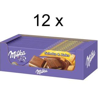 Milka Schokolade Schoko Keks Er Pack X G Tafel