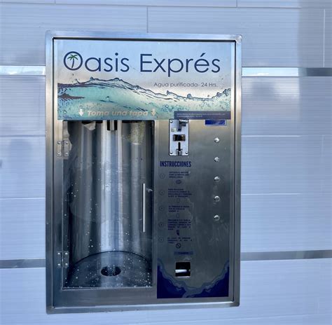 Purificadora De Agua Con Despachador De Autoservicio Oasis Expres