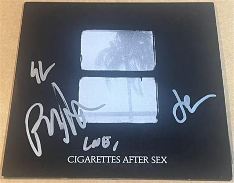 Cigarettes After Sex FULL BAND Signed Autographed Crush Record Album LP Greg Gonzalez Etsy