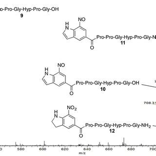 HR ESI MS After Irradiation Of Peptide 1 With 350 Nm Light In Water