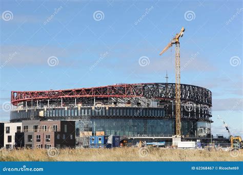 Construction of the Royal Arena in Copenhagen Editorial Photography ...