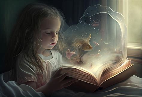 Premium Ai Image Kid Book Imagination Generate Ai