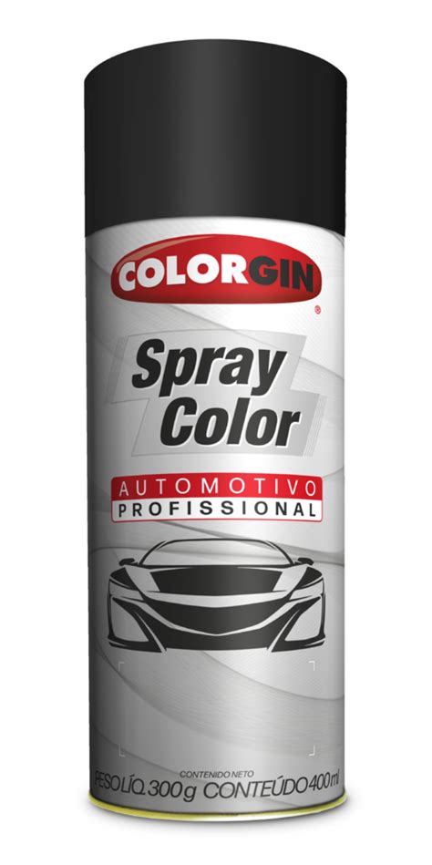 Spray Preto Fosco Vinilico 400ml Tintas Gonçalves