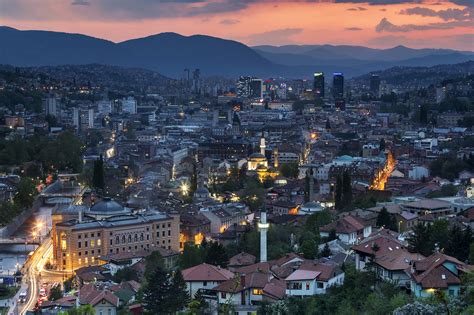 Sarajevo Cityscape, Bosnia and Herzegovina