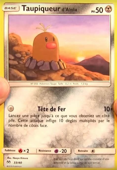 Taupiqueur D Alola Carte Pok Mon Promo