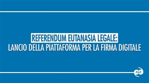 Referendum Svolta Epocale Al Via La Firma Digitale YouTube