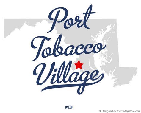 Map of Port Tobacco Village, MD, Maryland