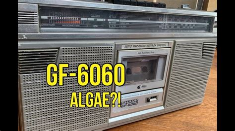 Sharp GF 6060 Radio Cassette Unboxing And Appraisal Before Repair