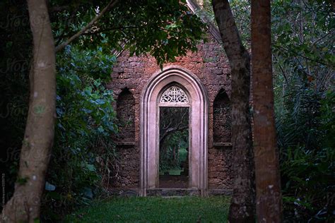 Old Abandoned Building In The Rain Forest In Sri Lanka By Stocksy Contributor Chaoshu Li