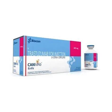 Biocon 440 Mg Canmab Trastuzumab For Injection Packaging Type Bottle