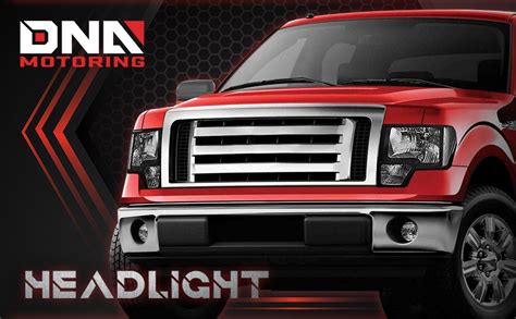 Dna Motoring Oem Hl 0089 R Chrome Housing Factory Style Passenger Side Headlight