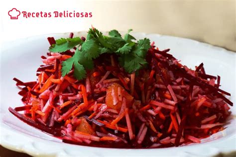 Ensalada de zanahoria, jícama y naranja - Recetas de Cocina