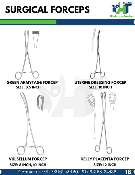 Stainless Steel Heaney Hysterectomy Clamps For Hospital Disposable Or