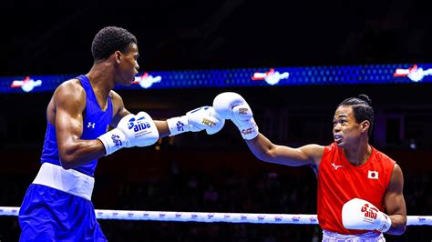 Sewonrets Okazawa JAP Vs Omari Jones USA AIBA World Boxing