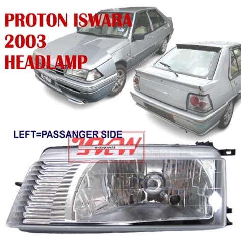 Proton Iswara Aeroback SAGA 2 Saga2 LMST Crystal Front Headlights Lamps