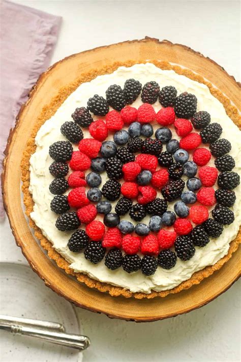 Cream Cheese Fruit Tart With Graham Crust SueBee Homemaker