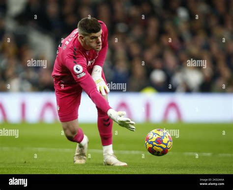 Southamptons Fraser Forster During Premier League Between Tottenham