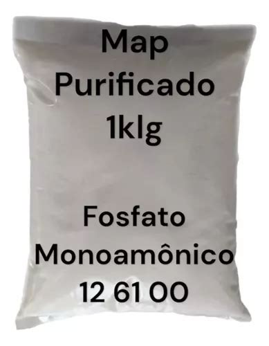 Agroadubo Fertilizante Map Purificado 1kg Fosfato Monoamônico 12 61 00