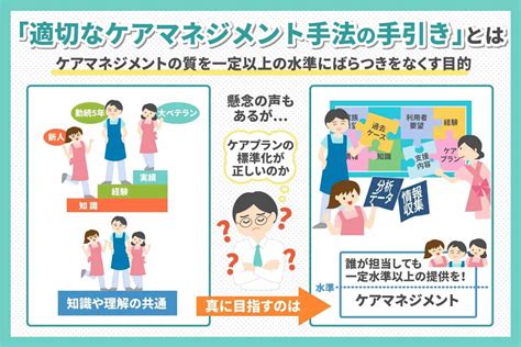 厚労省が公表した「適切なケアマネジメント手法の手引き」について解説 ｜メディケアキャリア