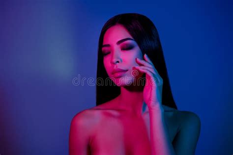 Stunning Nude Pretty Lady Touch Hand Stock Photos Free Royalty Free